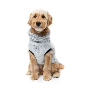 FuzzYard Dog Apparel Turtle Teddy 26 Sweater Frosted Navy Size 4