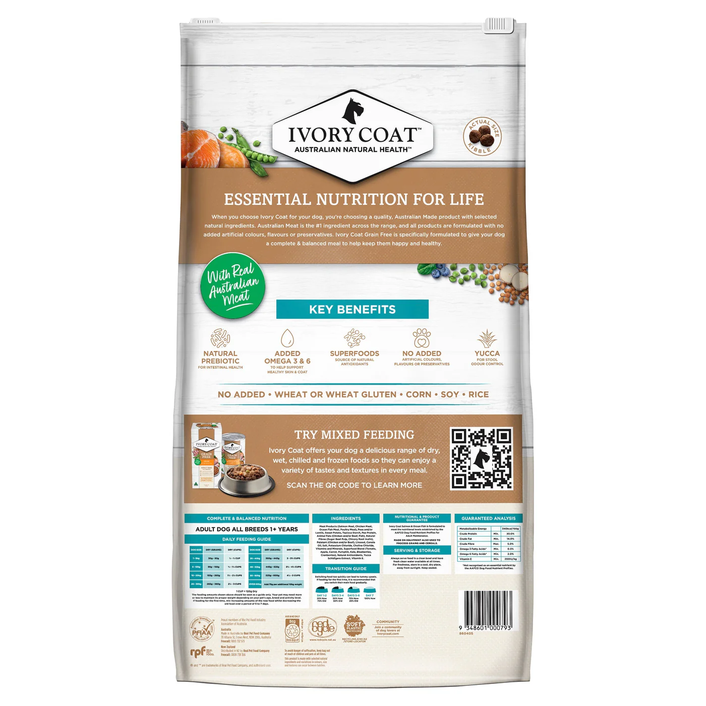 Ivory Coat Grain Free Ocean Fish and Salmon Adult Dog Dry Food 13kg - Image 9