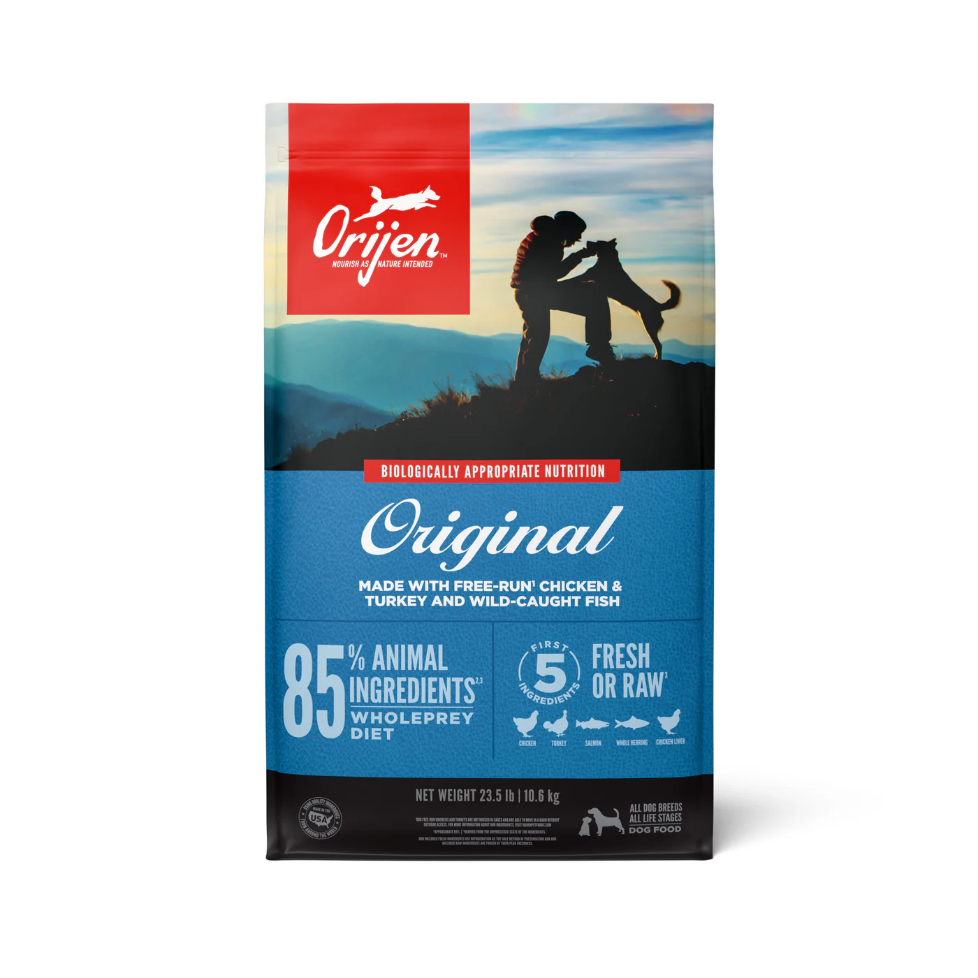 ORIJEN Original Biologically Appropriate Dry Dog Food 10.6kg - Image 9