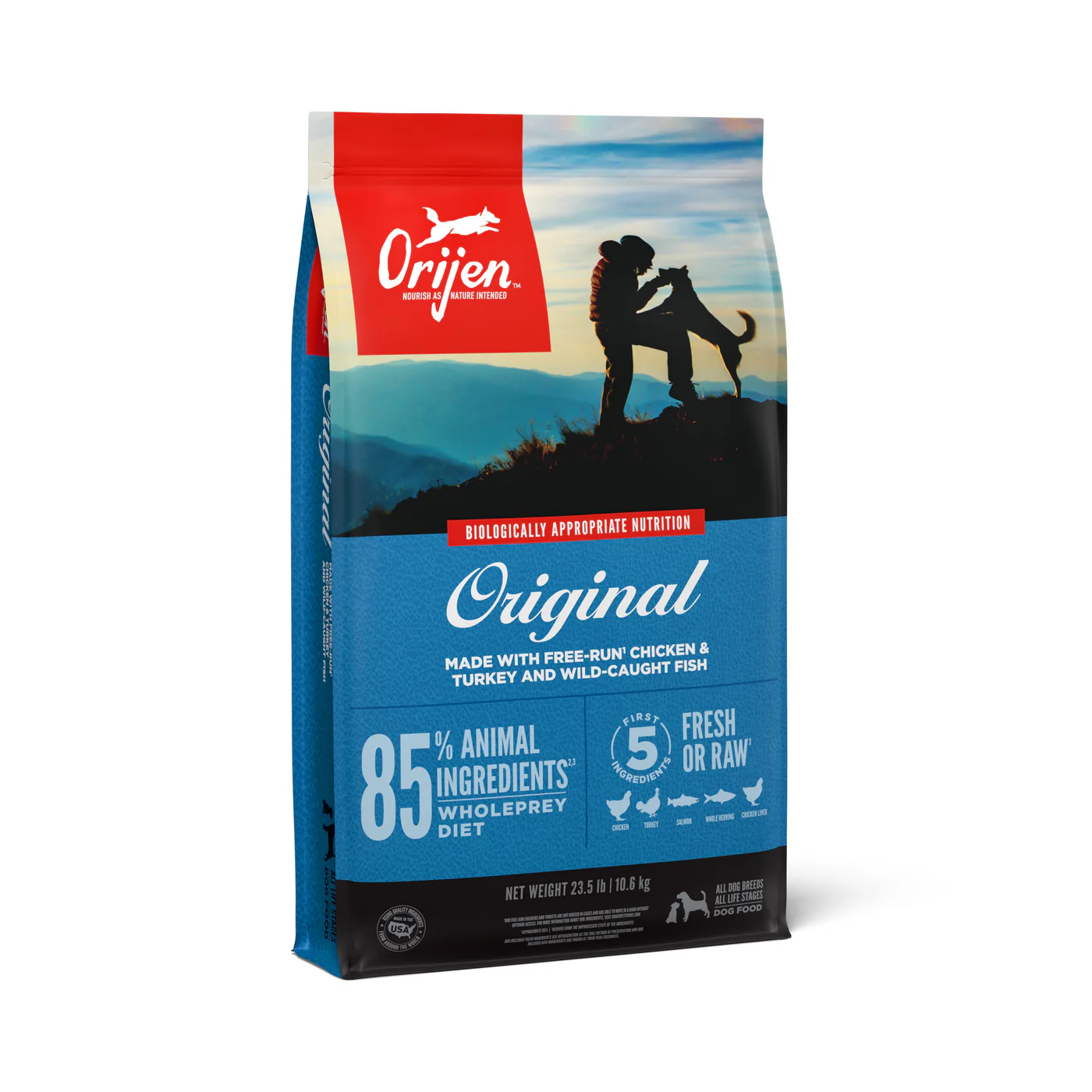ORIJEN Original Biologically Appropriate Dry Dog Food 10.6kg - Image 8