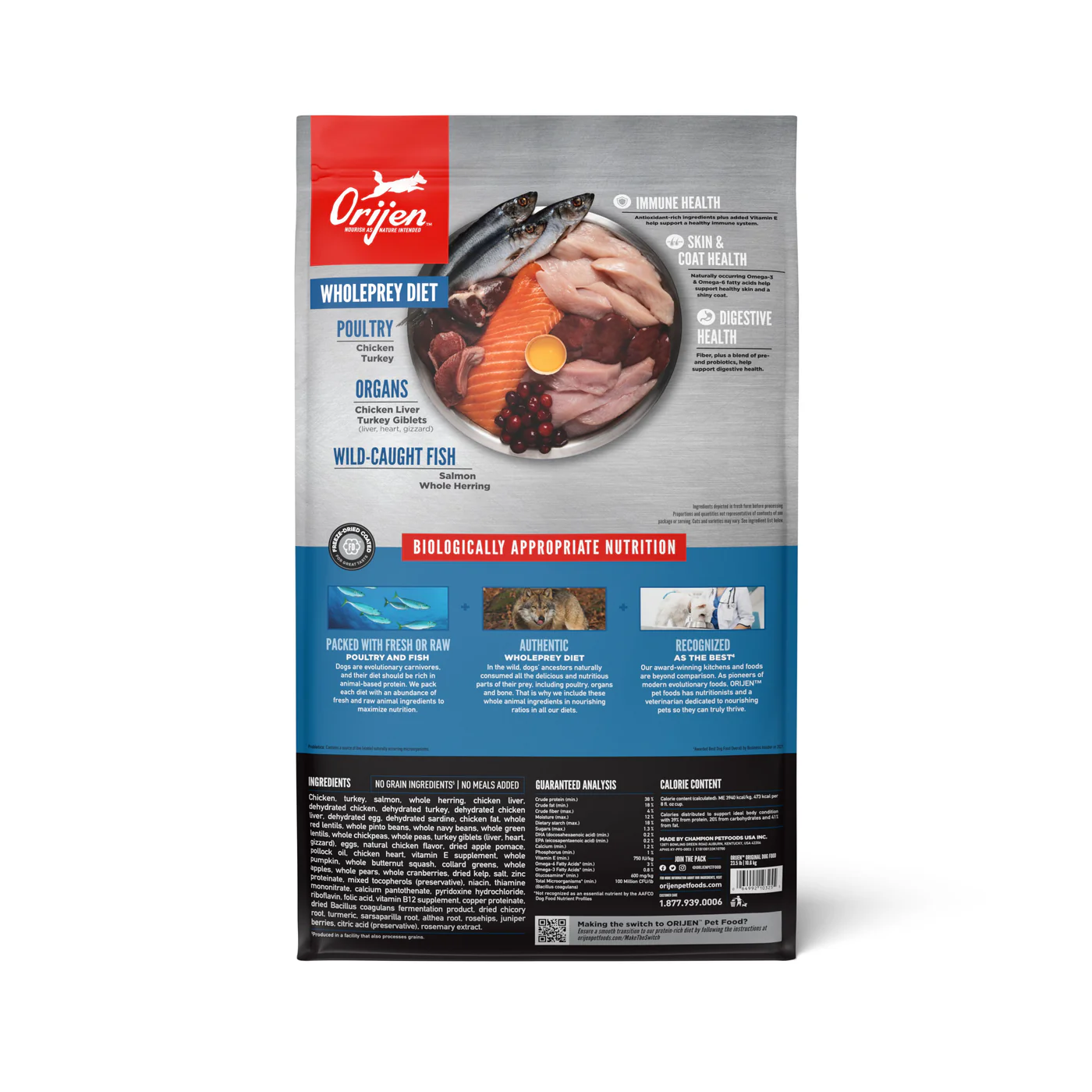 ORIJEN Original Biologically Appropriate Dry Dog Food 10.6kg - Image 7