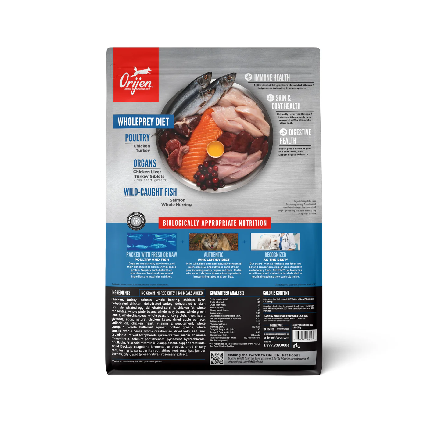 ORIJEN Original Biologically Appropriate Dry Dog Food 2kg - Image 7