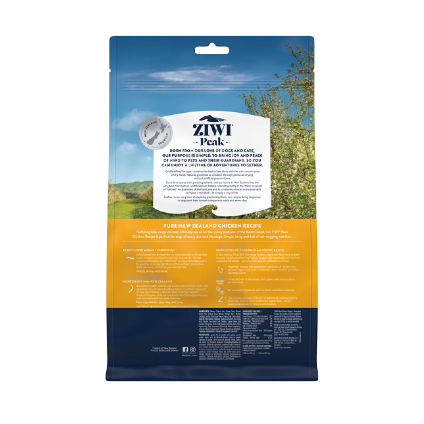 ZIWI Peak Air Dried Chicken Recipe Dog Food 454g - Image 9