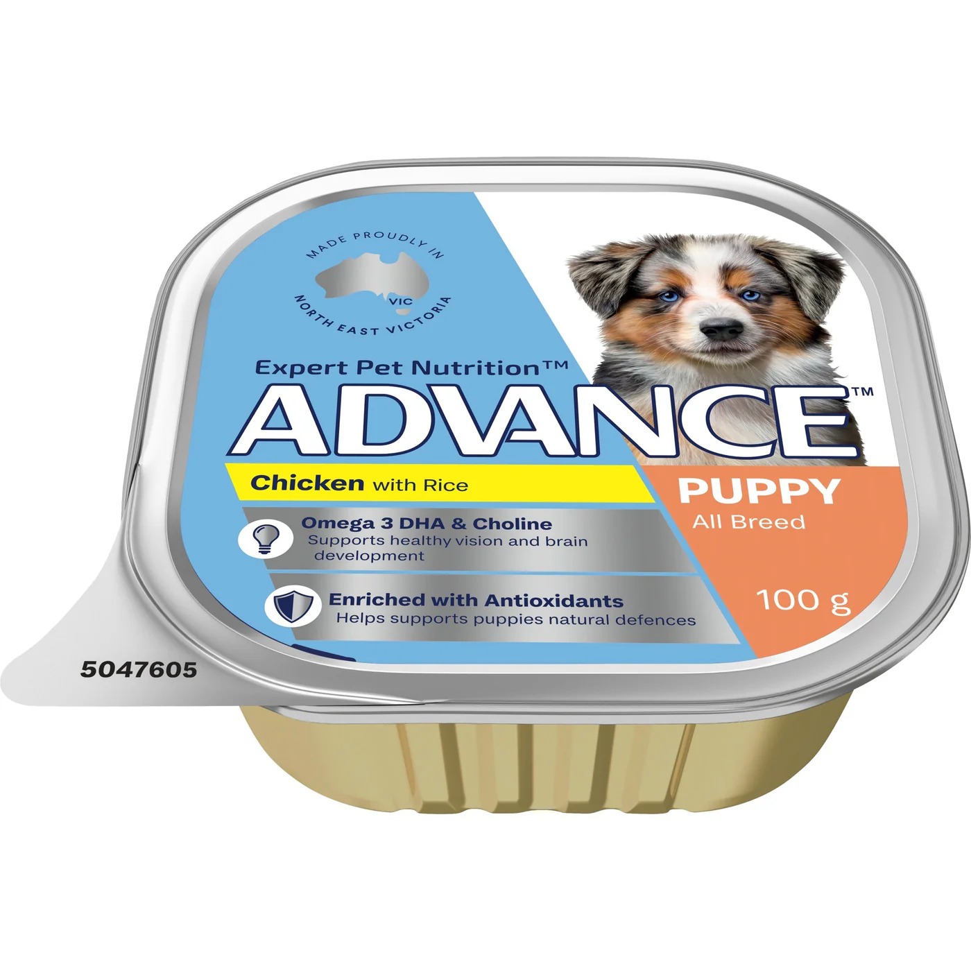 Advance Chicken and Rice All Breed Puppy Wet Food 100g - Image 8