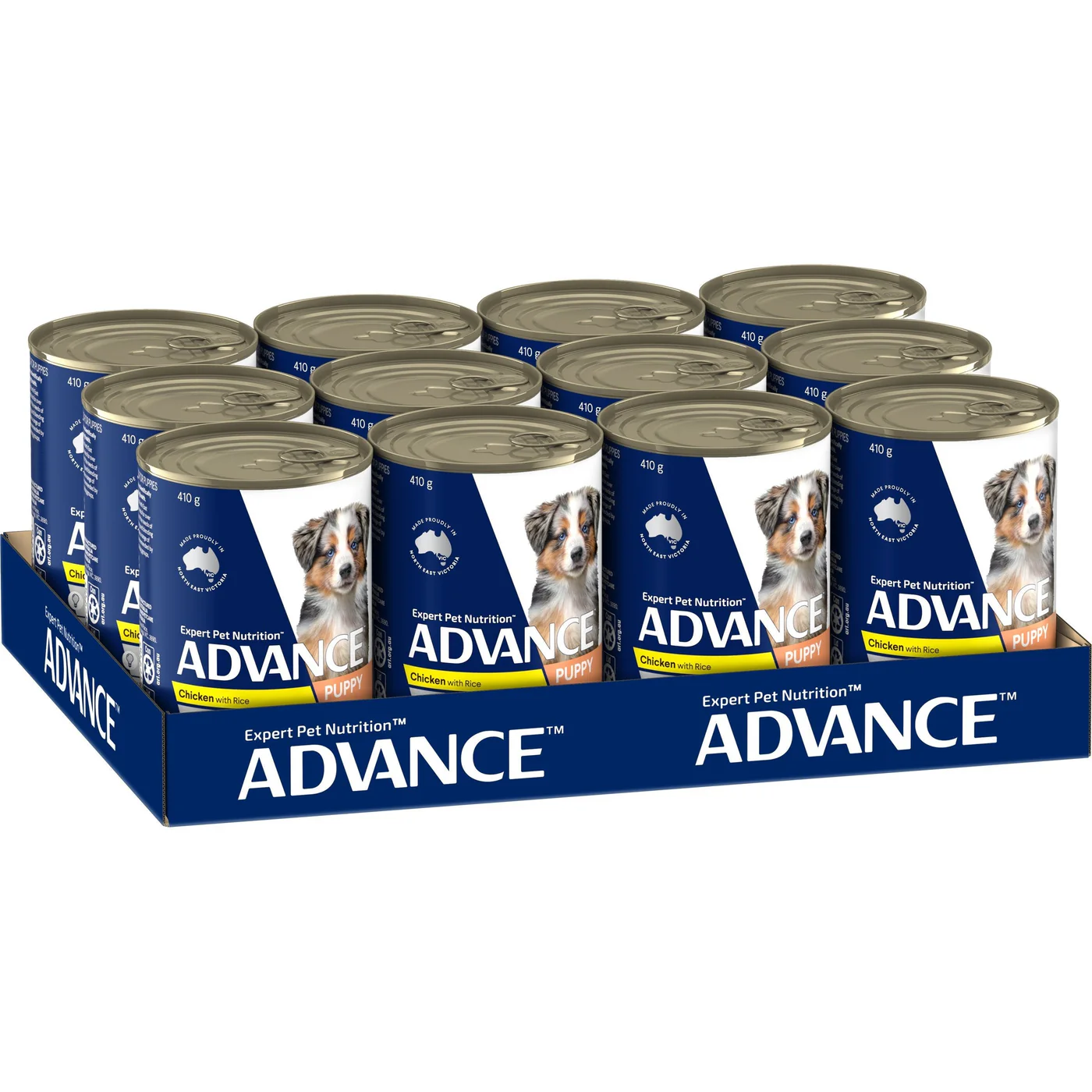 Advance Chicken and Rice All Breed Puppy Wet Food 410g x 12