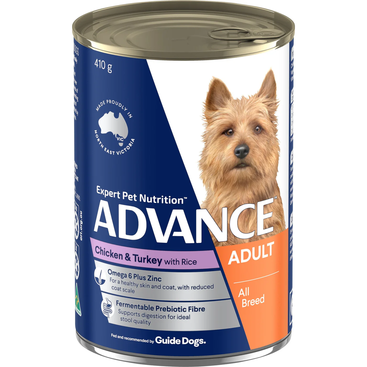 Advance Chicken and Turkey All Breed Adult Dog Wet Food 410g x 12 - Image 7