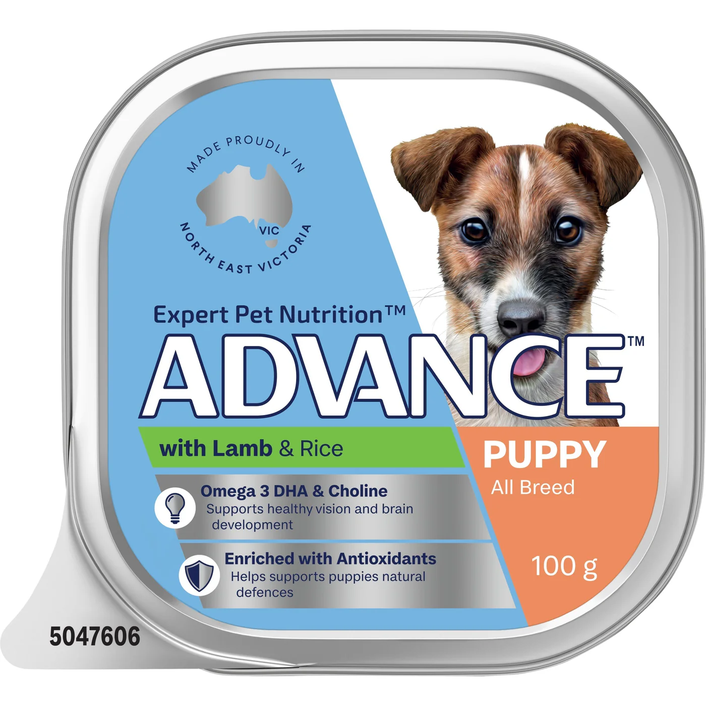 Advance Lamb and Rice All Breed Puppy Wet Food 100g x 12 - Image 8