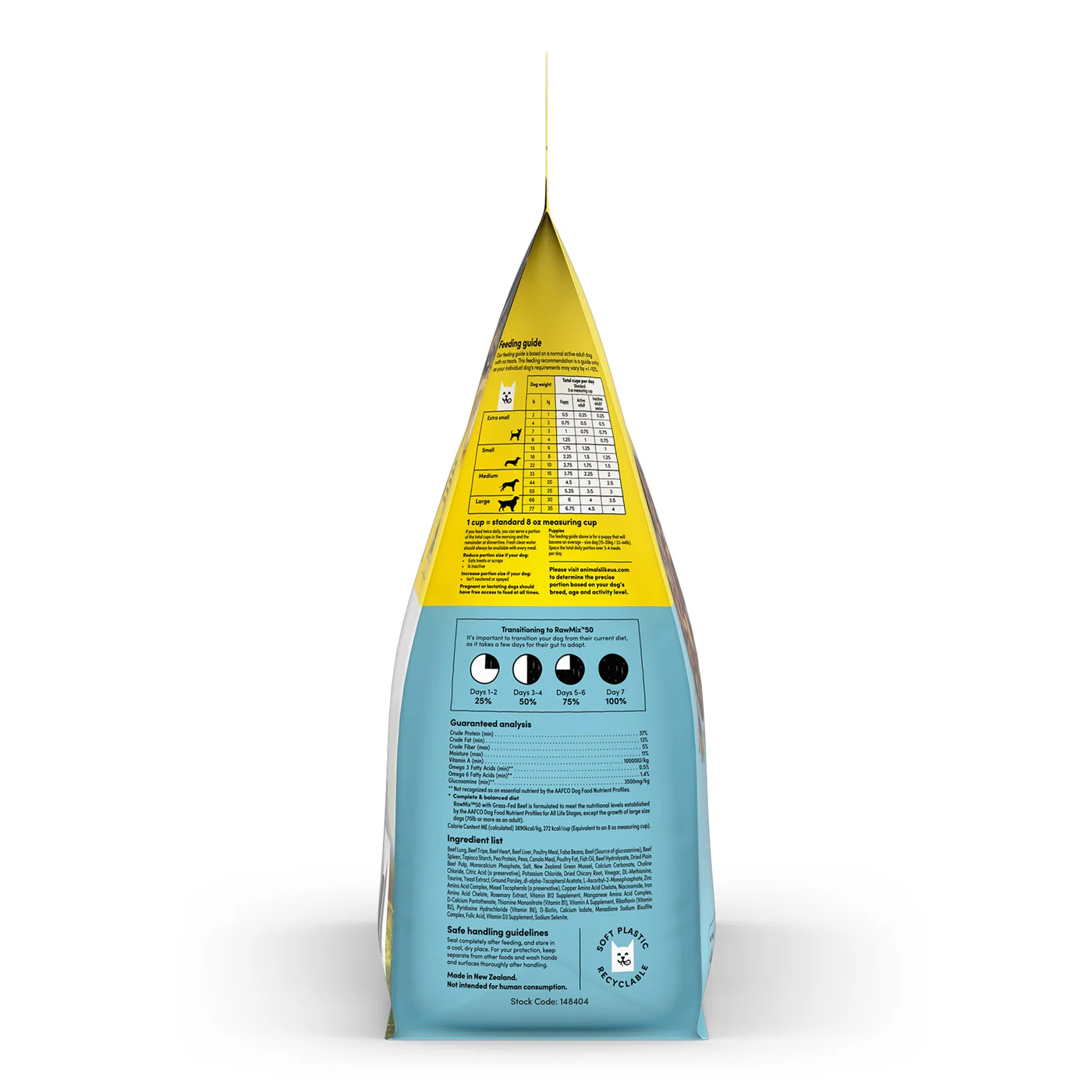 Animals Like Us RawMix50 with Grass-Fed Freeze Dried Beef and Kibble Mix Dog Food 3.6kg - Image 7