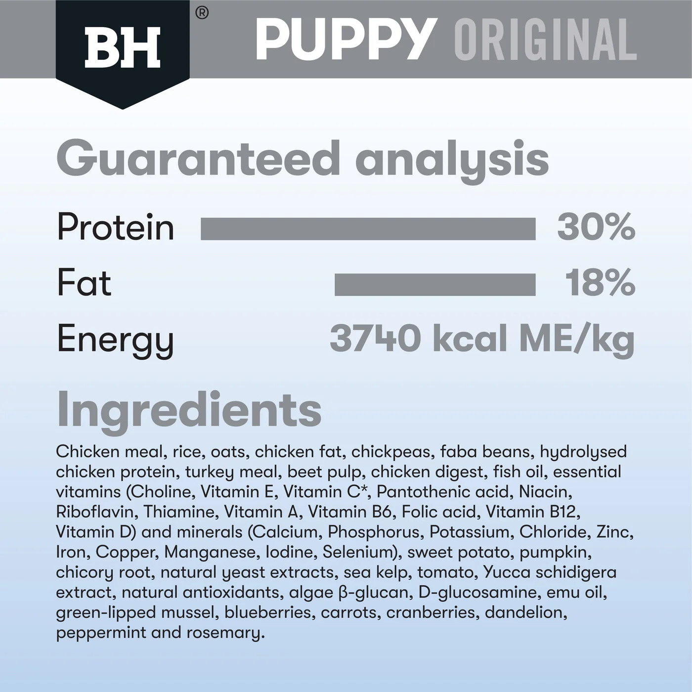 Black Hawk Chicken and Rice Medium Breed Puppy Dry Dog Food 3kg - Image 2