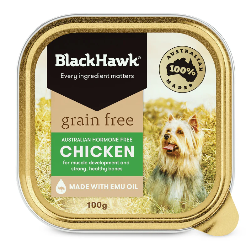 Black Hawk Grain Free Chicken Wet Dog Food 100g - Image 8