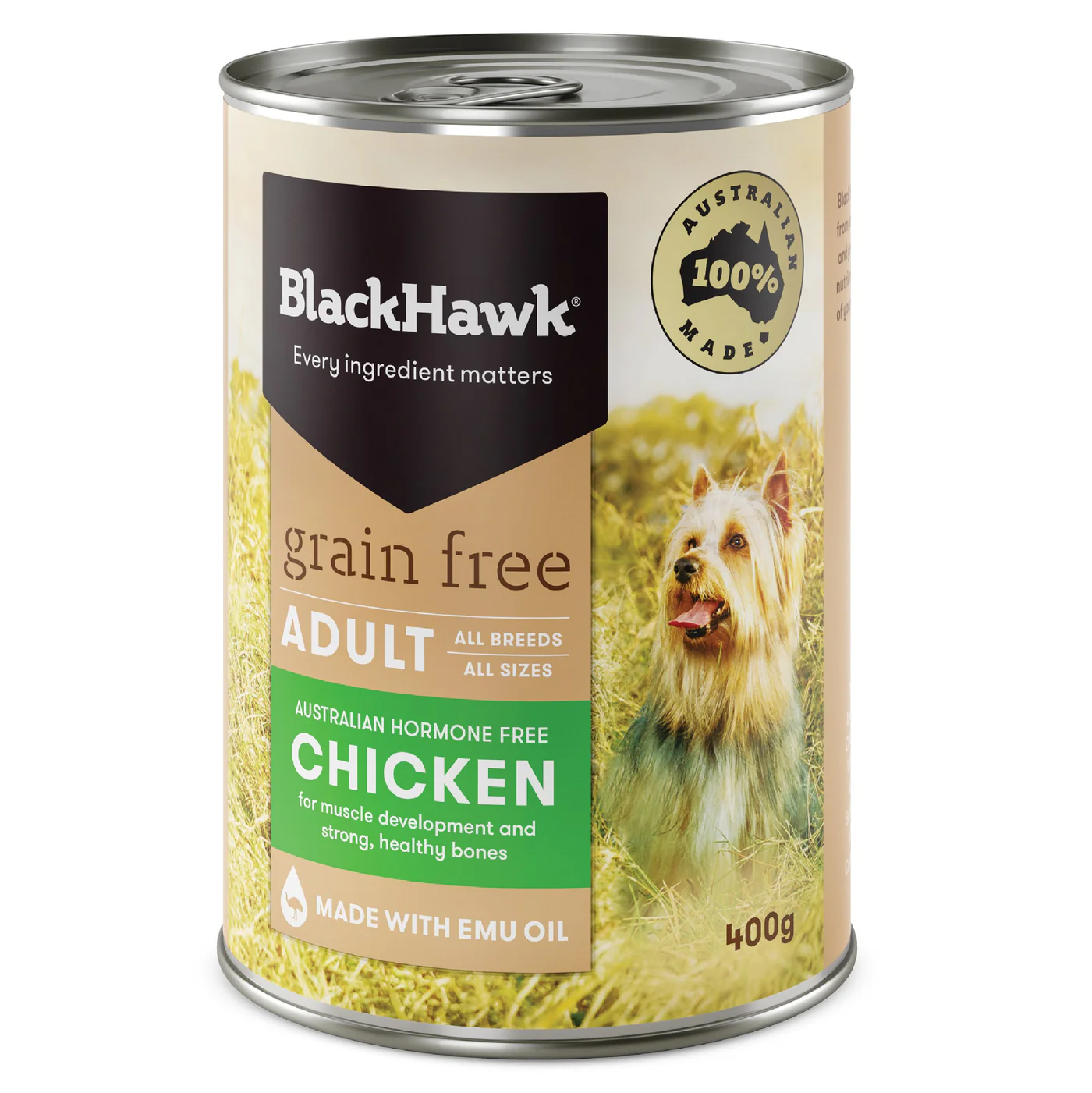 Black Hawk Grain Free Chicken Wet Dog Food 400g - Image 8