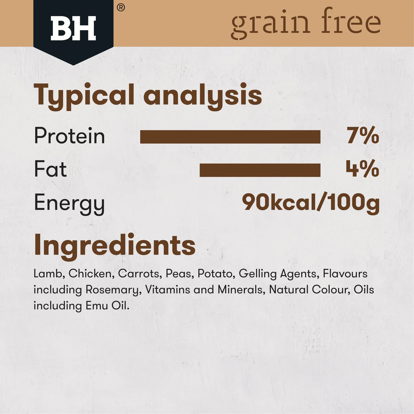 Black Hawk Grain Free Lamb Wet Dog Food 400g x 12 - Image 2