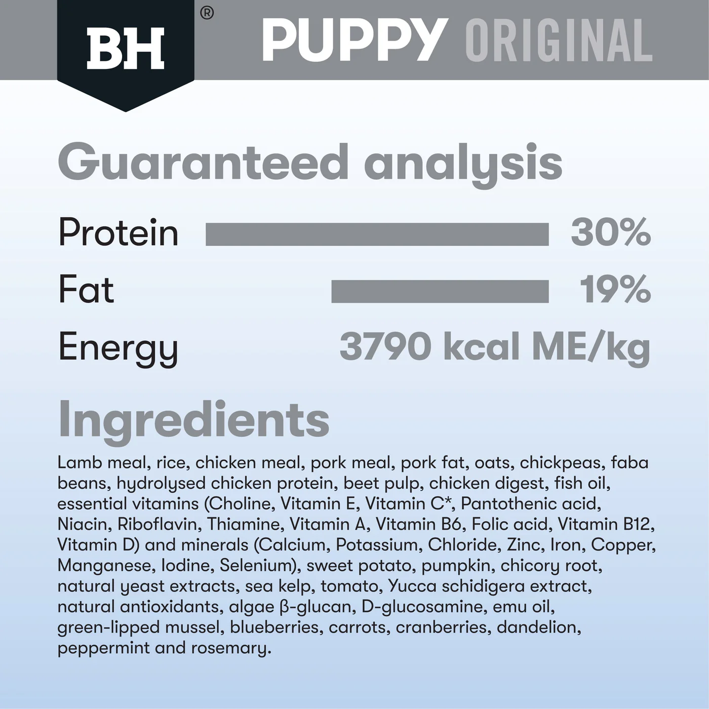 Black Hawk Lamb and Rice Small Breed Puppy Dry Dog Food 3kg - Image 2