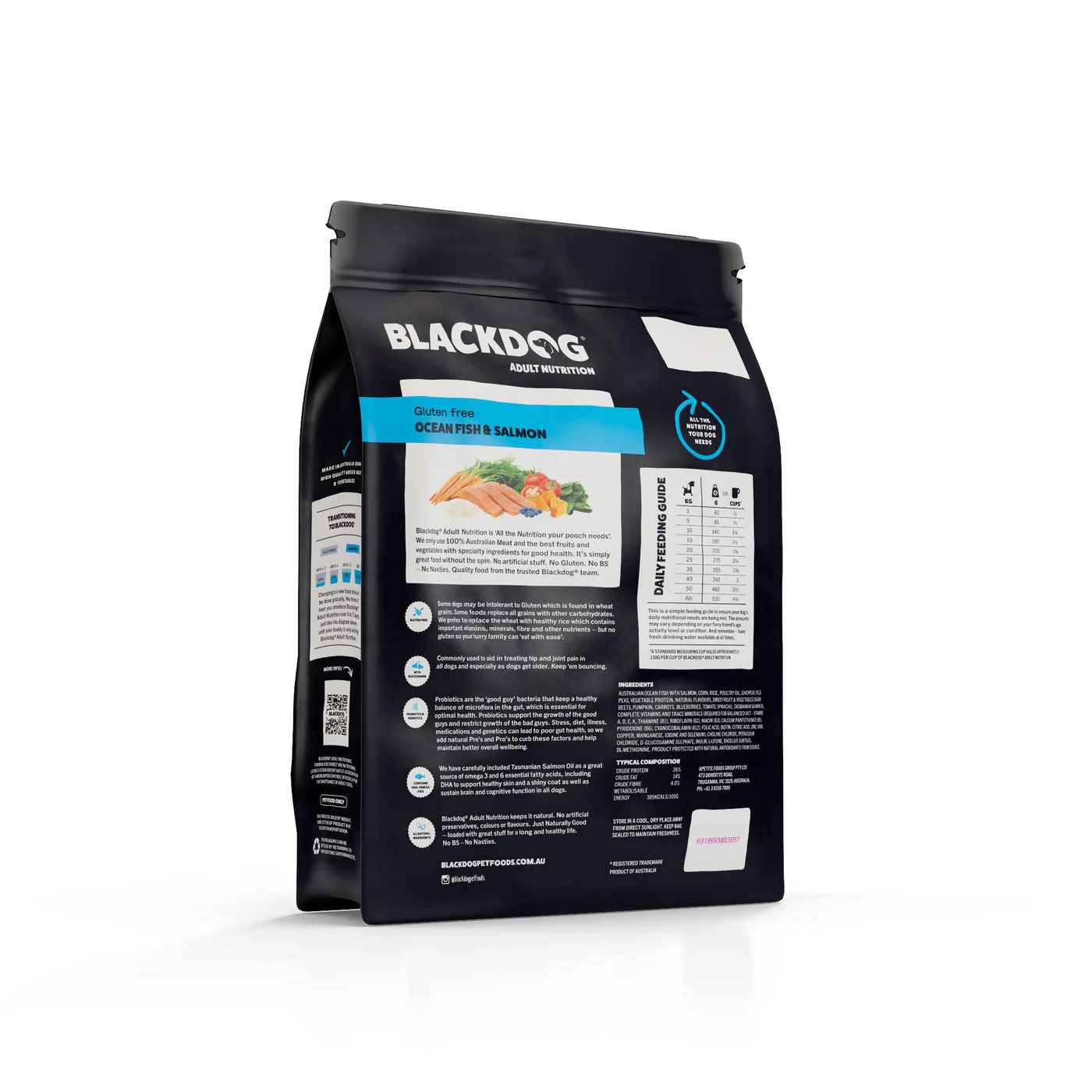 Blackdog Ocean Fish Salmon Rice and Vegetables Adult Dry Dog Food 2.5kg - Image 4