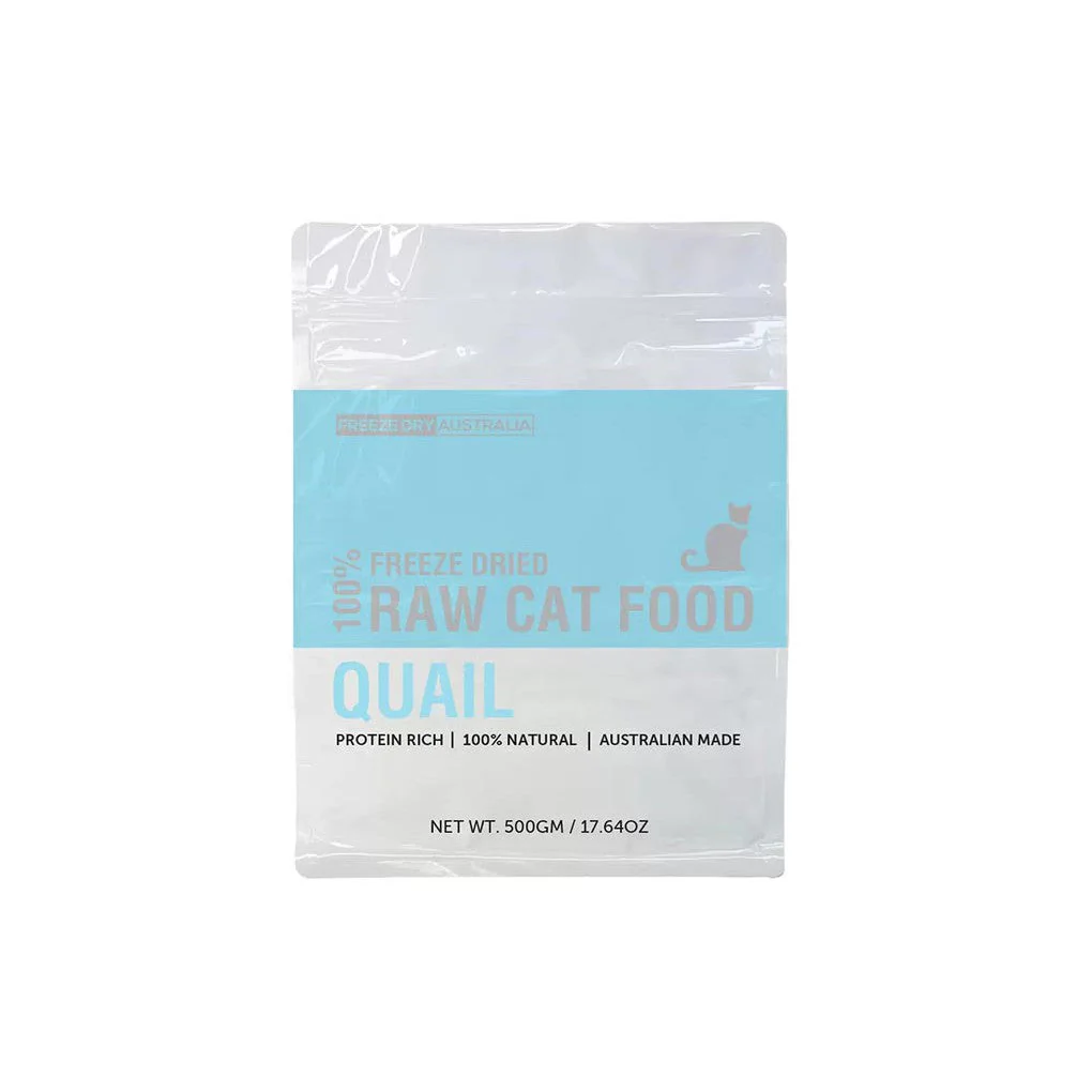 Freeze Dry Australia Freeze Dried Natural Raw Cat Food Quail 250g - Image 2