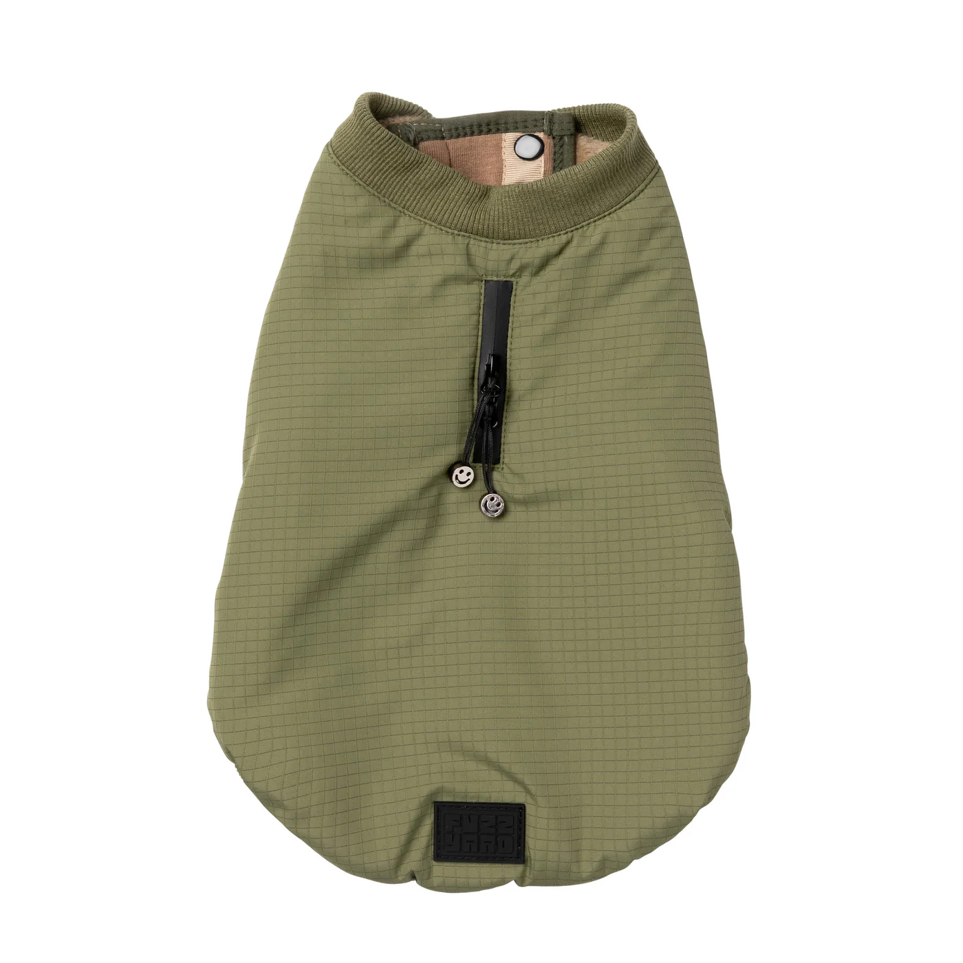 FuzzYard Dog Apparel Bomber Jacket Khaki Green Size 3 - Image 5