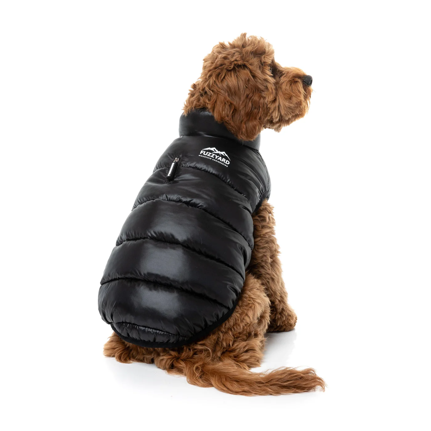 FuzzYard Dog Apparel East Harlem Puffer Jacket Black Size 5 - Image 2