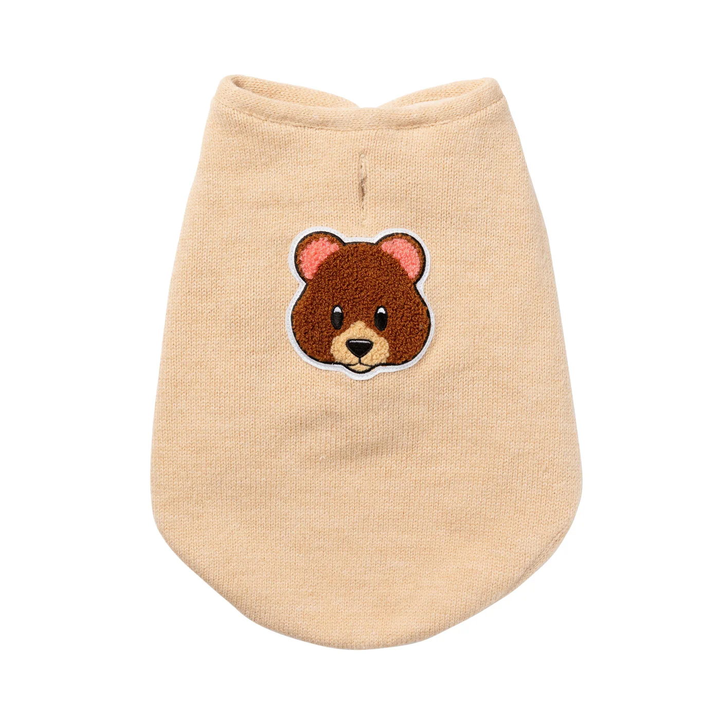 FuzzYard Dog Apparel Knit Pullover Beige Size 4 - Image 5