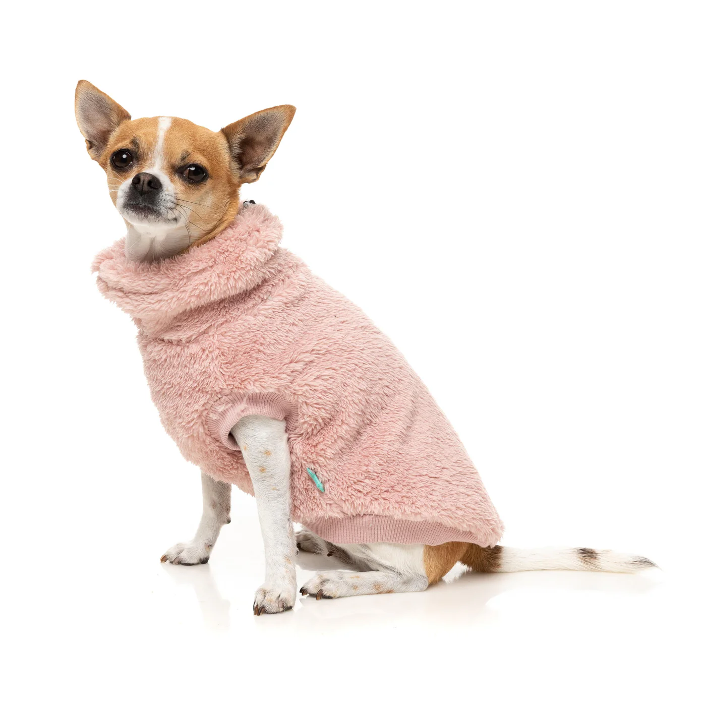 FuzzYard Dog Apparel Turtle Teddy 26 Sweater Blossom Pink Size 1 - Image 3