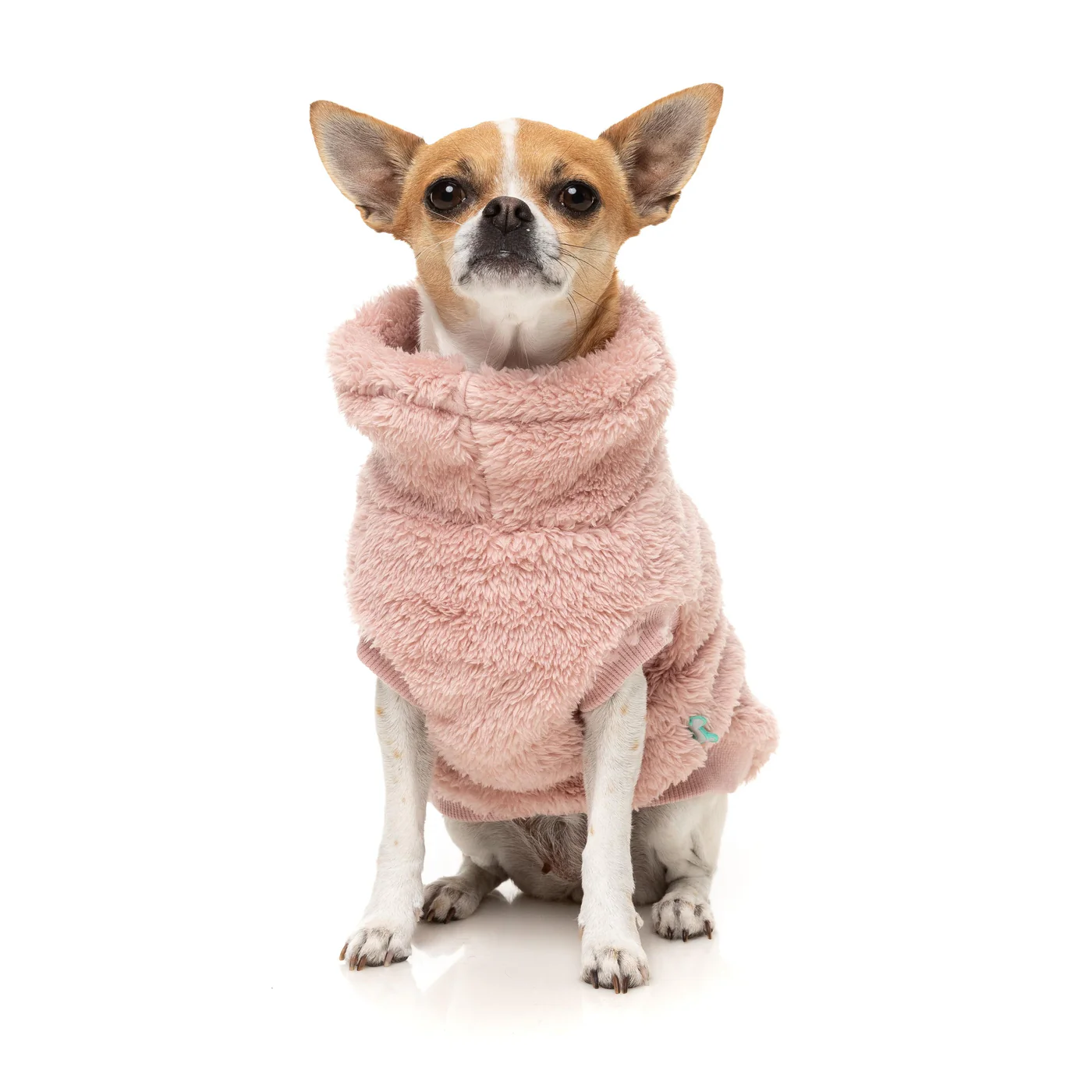 FuzzYard Dog Apparel Turtle Teddy 26 Sweater Blossom Pink Size 1 - Image 2