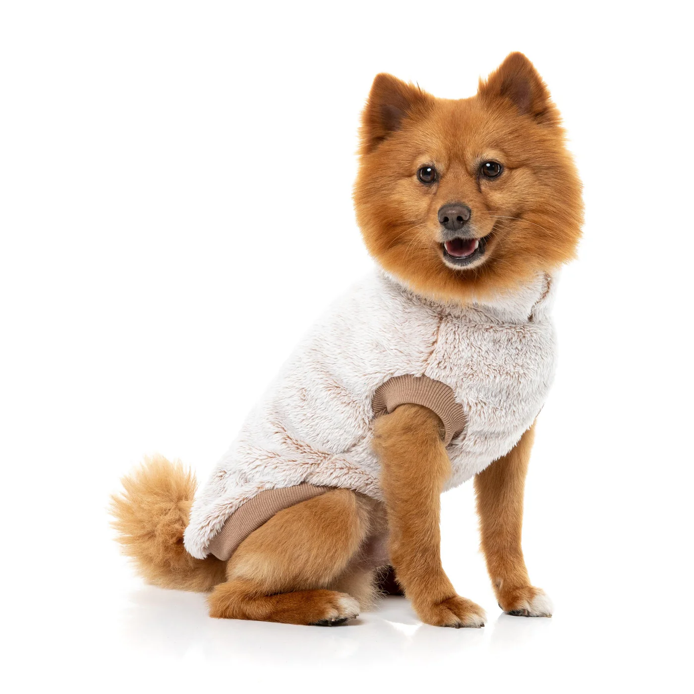 FuzzYard Dog Apparel Turtle Teddy 26 Sweater Frosted Latte Size 3 - Image 4
