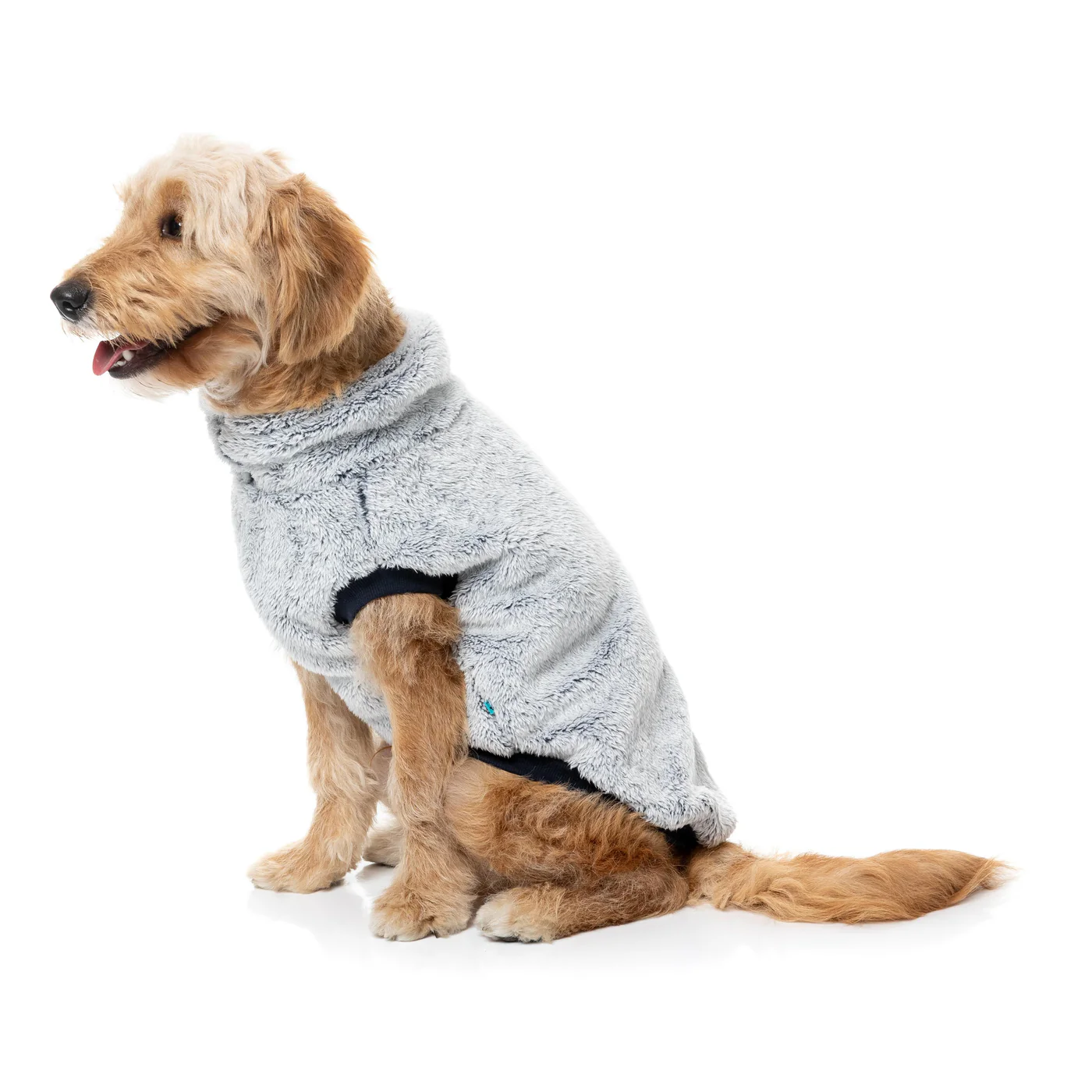 FuzzYard Dog Apparel Turtle Teddy 26 Sweater Frosted Navy Size 2 - Image 3