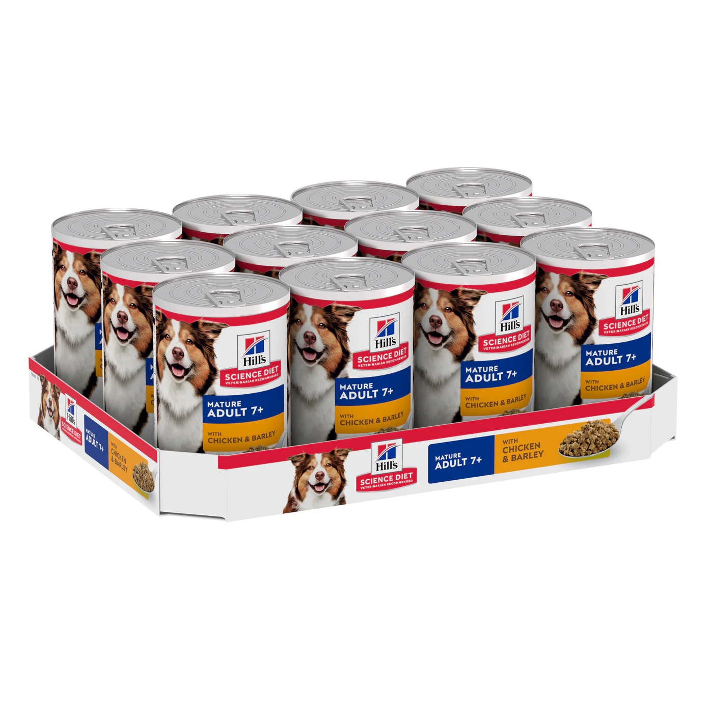 Hills Science Diet Adult 7+ Chicken and Barley Canned Dog Food 370g - Image 8