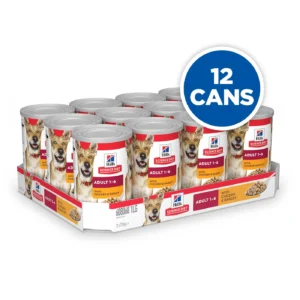 Hills Science Diet Adult Chicken and Barley Canned Dog Food 370g x 12