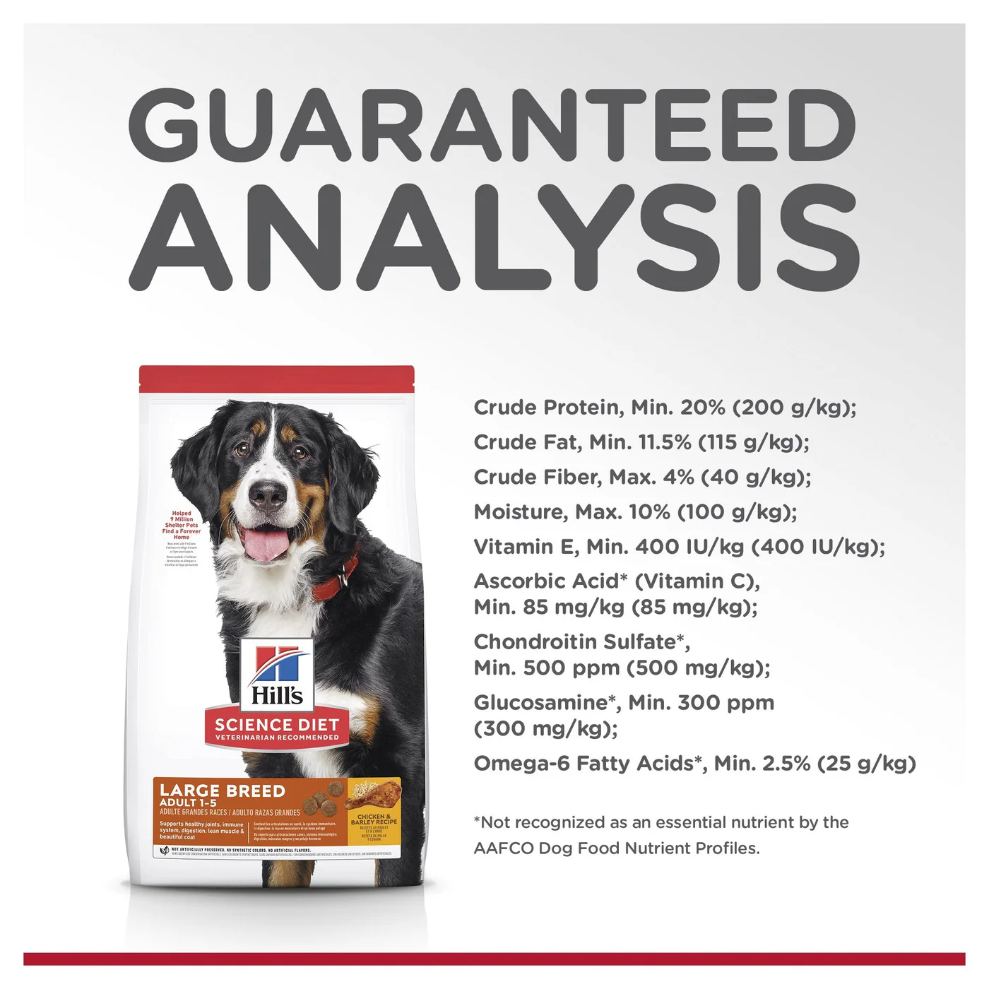 Hills Science Diet Large Breed Adult Chicken Dry Dog Food 12kg - Image 2