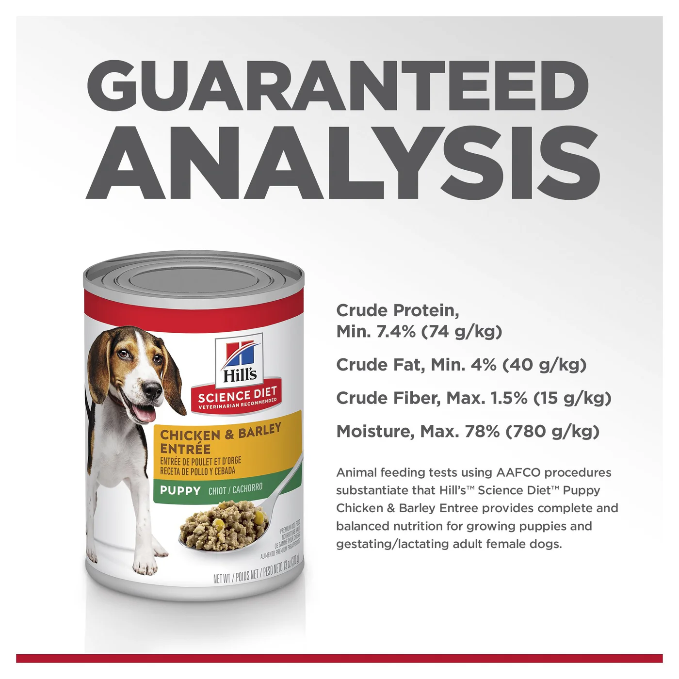 Hills Science Diet Puppy Chicken and Barley Entree Canned Dog Food 370g x 12 - Image 3