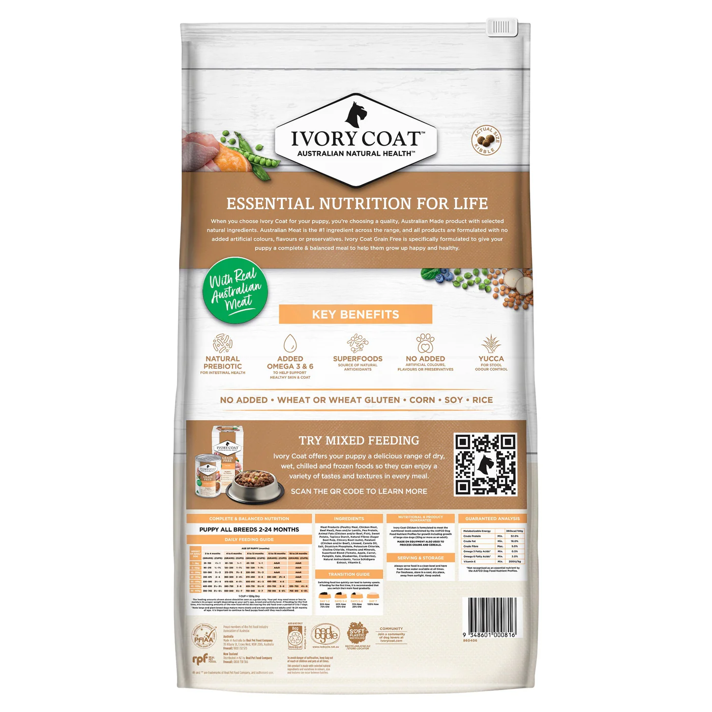 Ivory Coat Grain Free Chicken Puppy Dry Food 13kg - Image 11