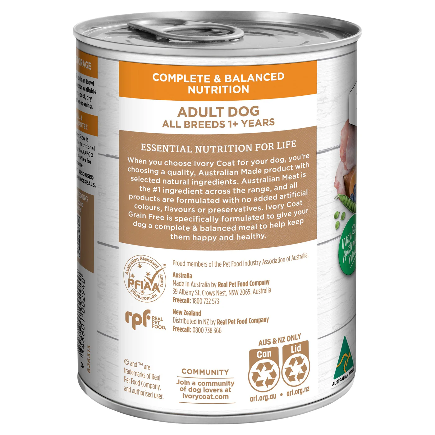 Ivory Coat Grain Free Chicken Stew Adult Dog Wet Food 400g - Image 10