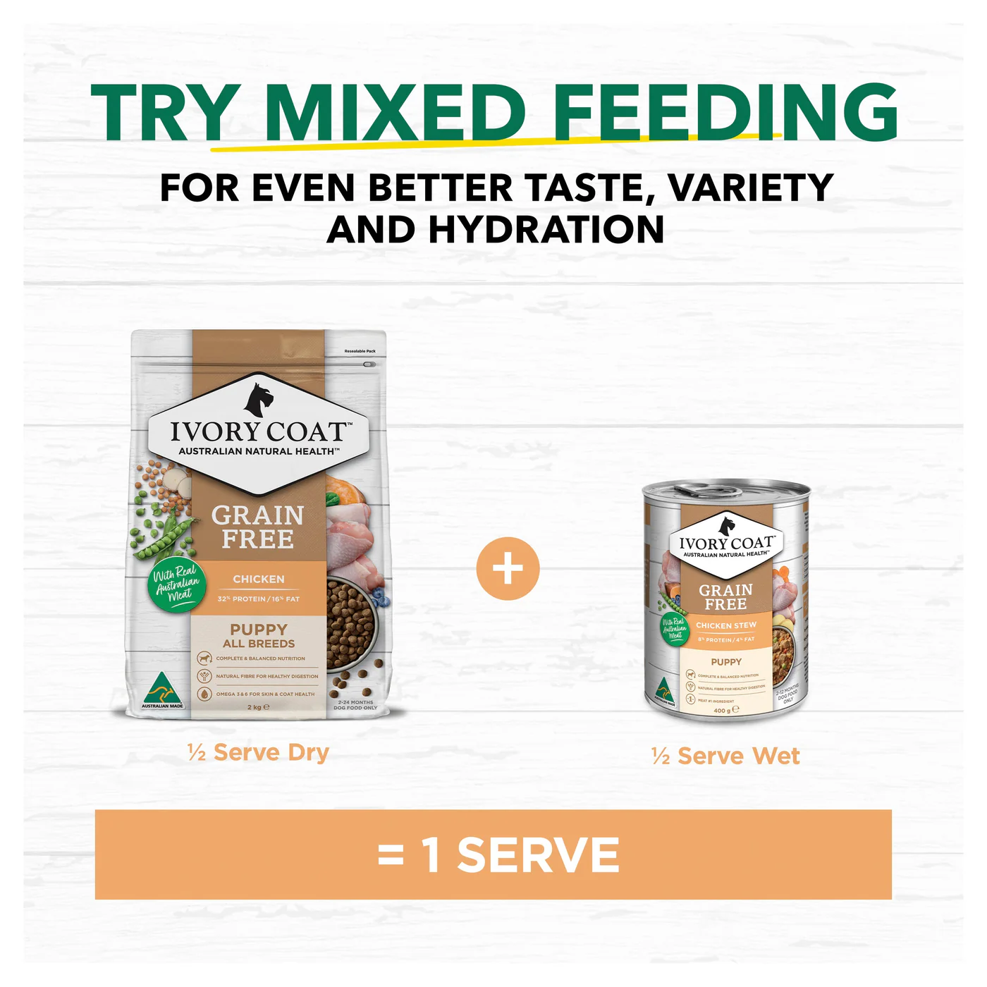 Ivory Coat Grain Free Chicken Stew Puppy Wet Food 400g x 12 - Image 6