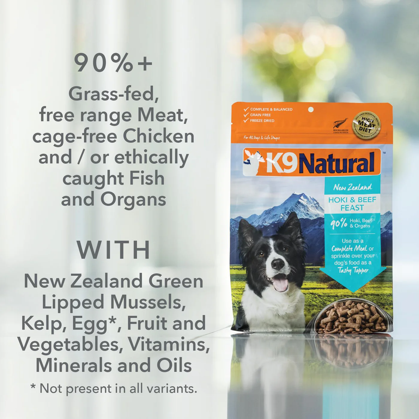 K9 Natural Beef Feast Freeze Dried Dog Food 3.6kg - Image 5