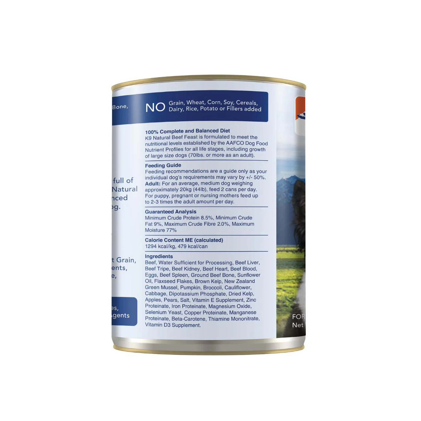 K9 Natural Beef Feast Wet Dog Food 370g - Image 11