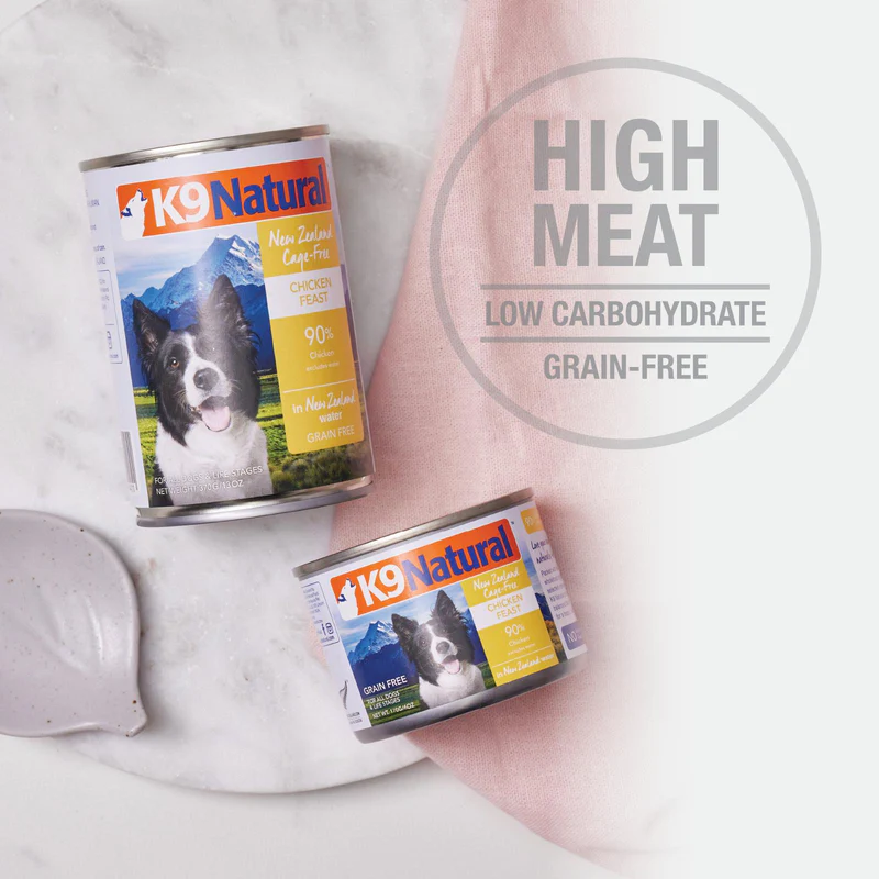 K9 Natural Beef Feast Wet Dog Food 370g x 12 - Image 3