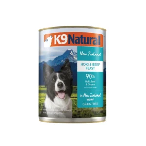 K9 Natural Hoki and Beef Feast Wet Dog Food 370g