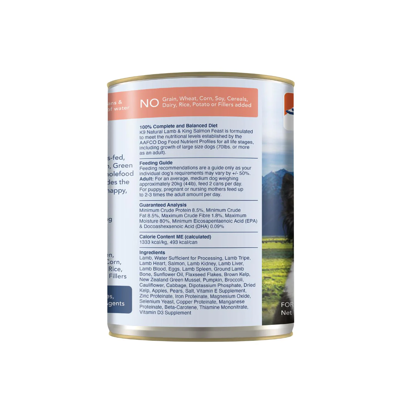 K9 Natural Lamb and King Salmon Feast Wet Dog Food 370g - Image 10