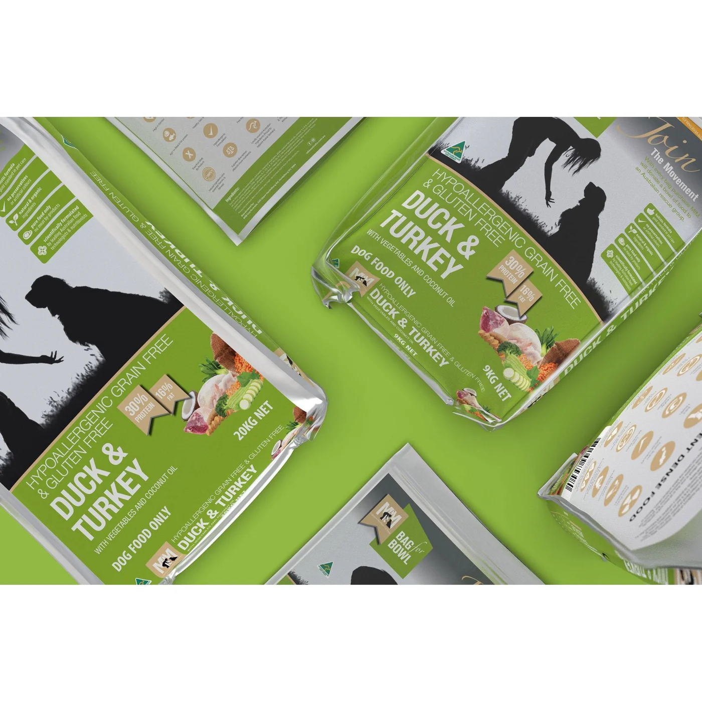 Meals for Mutts Grain Free Duck and Turkey Dry Dog Food 2.5kg - Image 4