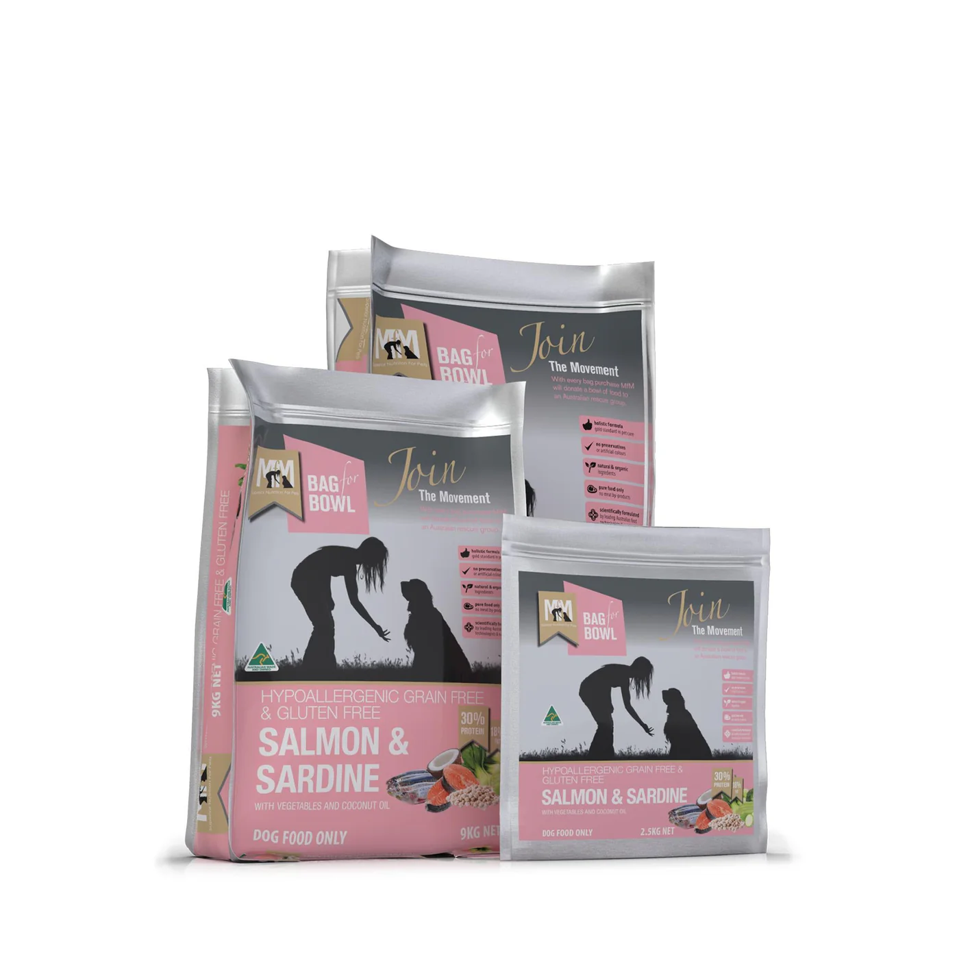 Meals for Mutts Grain Free Salmon and Sardine Dry Dog Food 2.5kg - Image 2