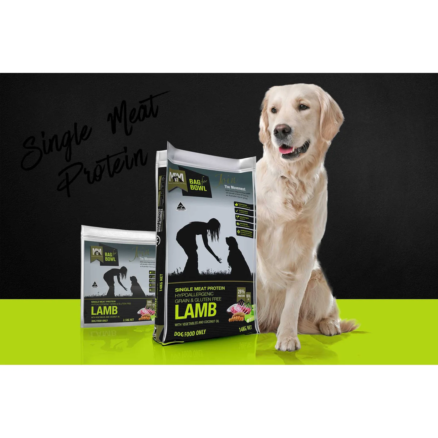 Meals for Mutts Grain Free Single Protein Lamb Dry Dog Food 2.5kg - Image 3