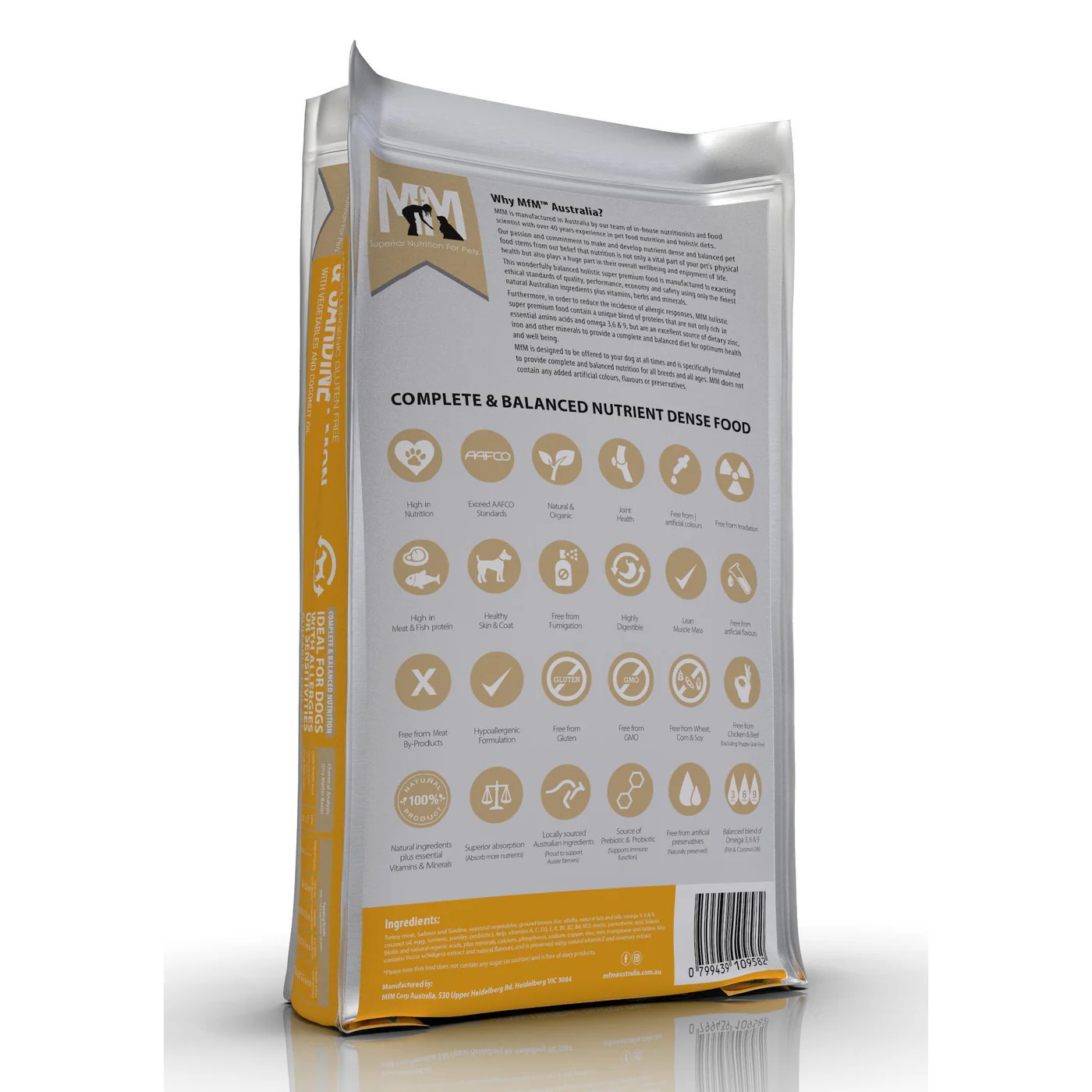 Meals for Mutts Puppy Turkey Salmon and Sardine Dry Dog Food 20kg - Image 5