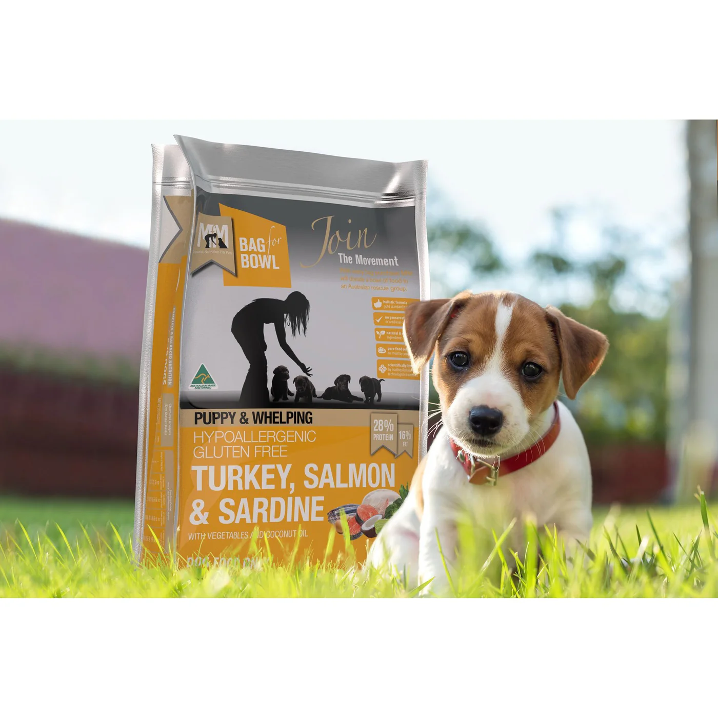 Meals for Mutts Puppy Turkey Salmon and Sardine Dry Dog Food 20kg - Image 3