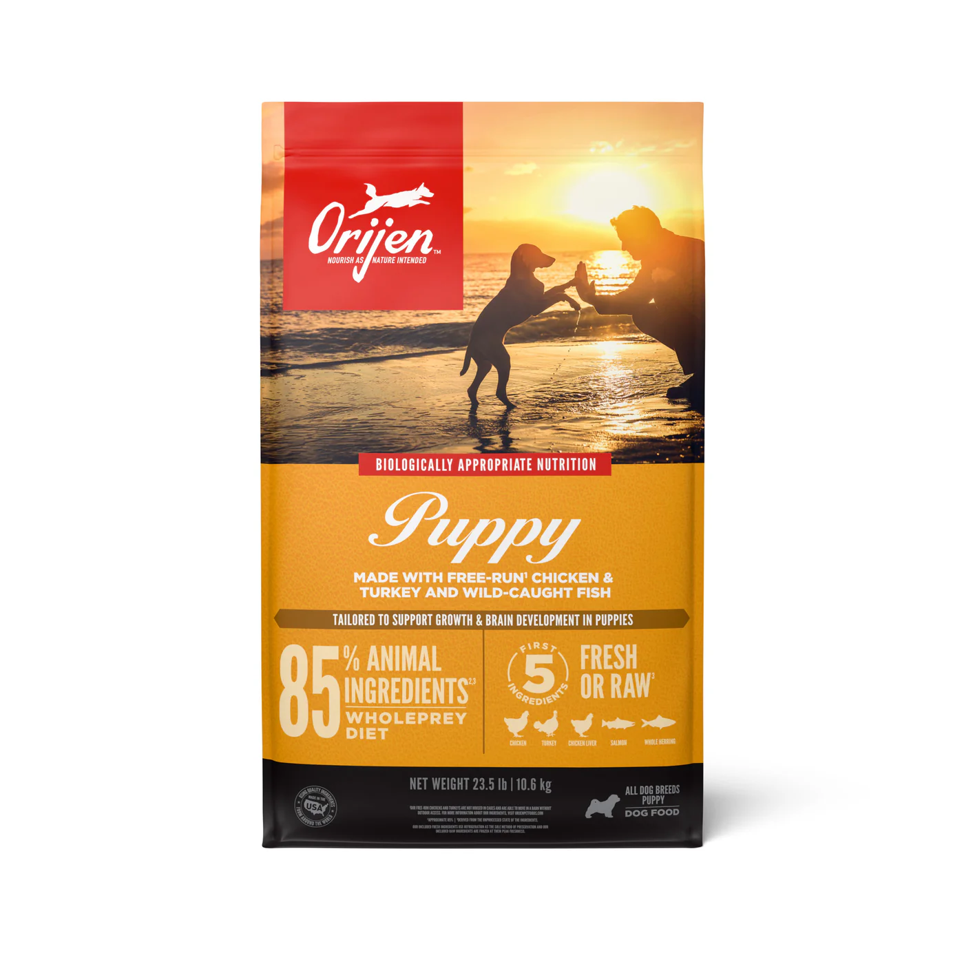 ORIJEN Puppy Biologically Appropriate Dry Dog Food 10.6kg - Image 10