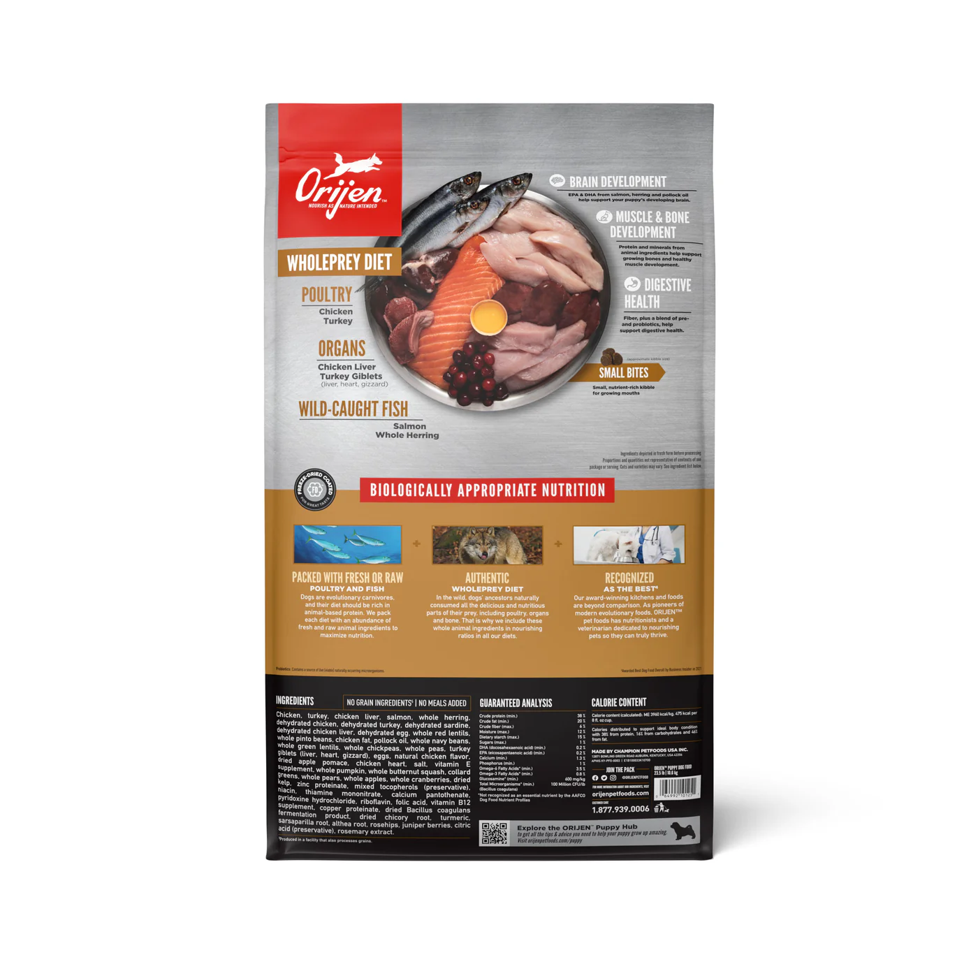 ORIJEN Puppy Biologically Appropriate Dry Dog Food 10.6kg - Image 7