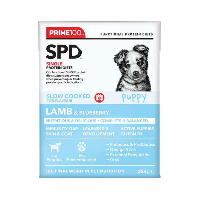 Prime 100 Slow Cooked Lamb and Blueberry Puppy Dog Food 354g x12 - Image 7