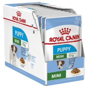 Royal Canin Dog Mini Puppy Wet Food Pouches 85g x 12