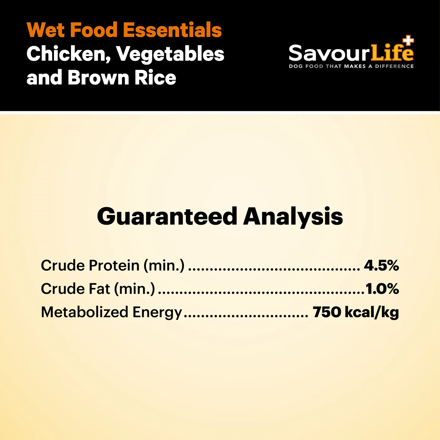 SavourLife Essentials Chicken with Vegetables & Rice Adult Dog Wet Food 400g - Image 2