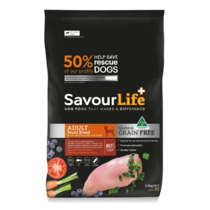 SavourLife Grain Free Dry Dog Food Chicken for Small Breed 2.5kg