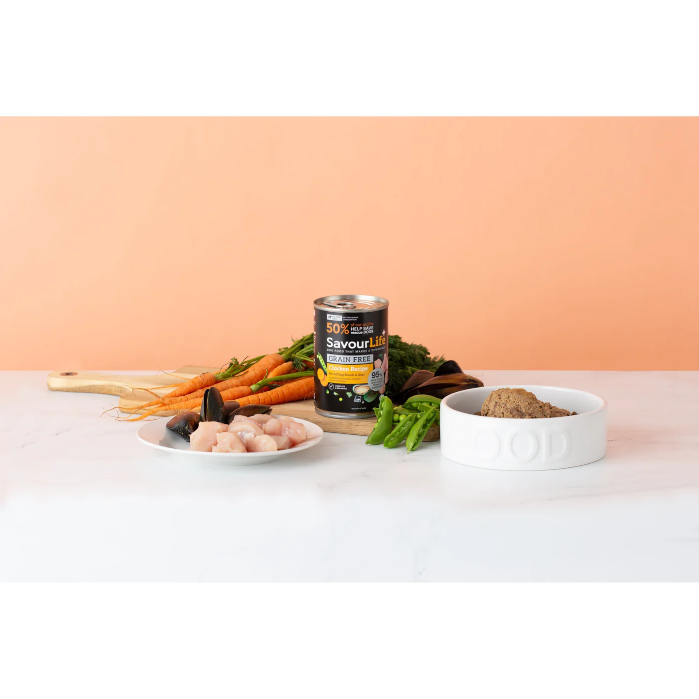 Savourlife Grain Free Chicken Adult Dog Wet Food 375g - Image 6